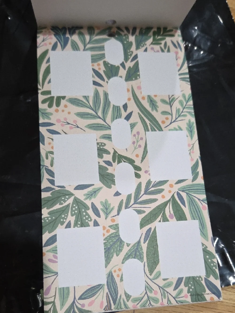 Happy Planner Big Sticker Sheets — Black, Cream & Pastel Floral Accents